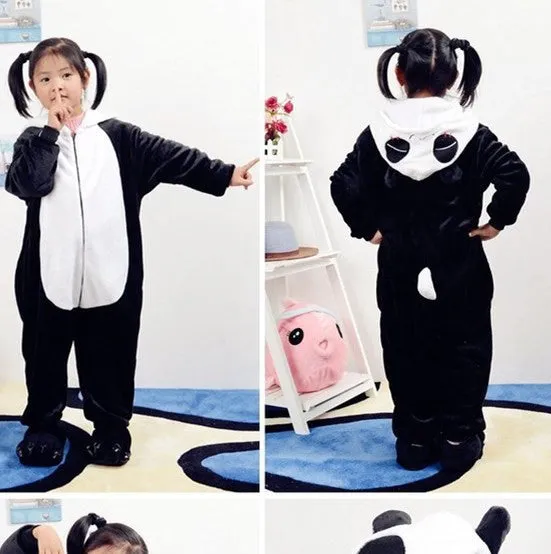 20 Style 2-11Y Girls Boys Children Flannel Animal pajamas Kid Clothes Cute pyjamas Hooded Romper Sleepwear Without Shoes