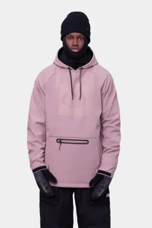 686 Waterproof Hoodie Mens Dusty Mauve