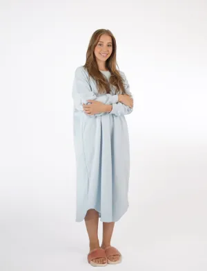 Abbi - Fleece Lounger x Light Blue