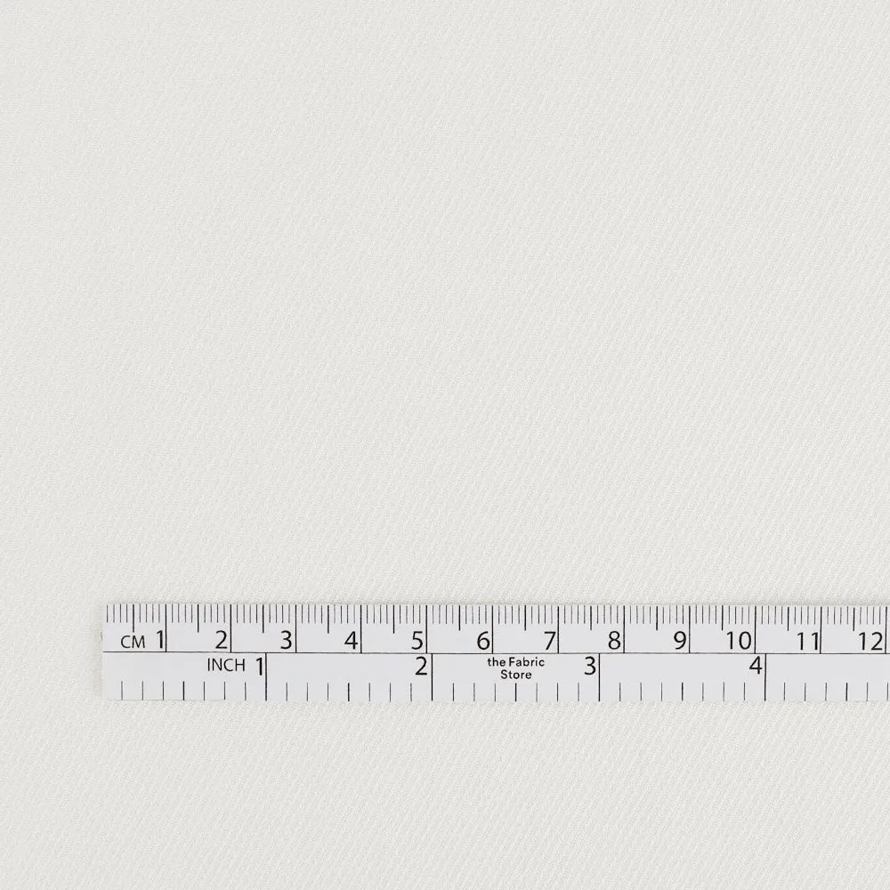 Acetate / Rayon Twill - Ivory