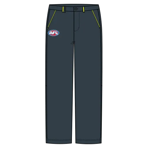 AFLCW25 Men's Goal Umpire Pants - Dark Grey