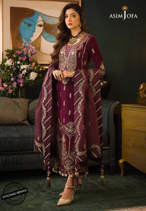 AJMR-05 | Asim Jofa Makhmal Royal Valvet Collection 2021 | Unstitched Valvet Suits