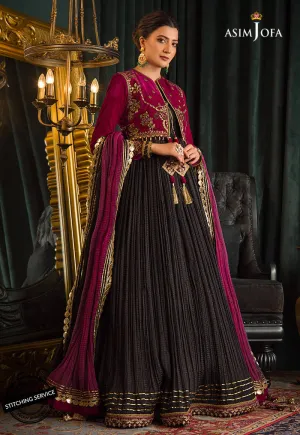 AJMR-08 | Asim Jofa Makhmal Royal Valvet Collection 2021 | Unstitched Valvet Suits