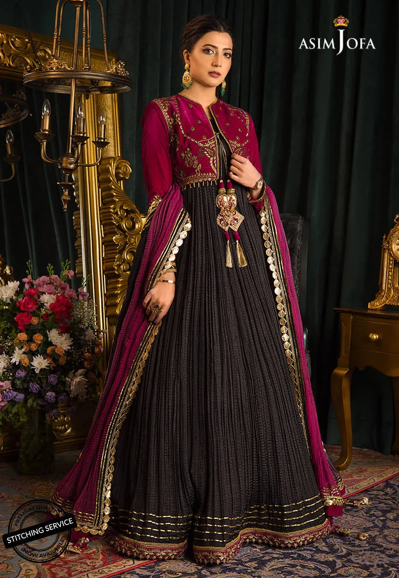 AJMR-08 | Asim Jofa Makhmal Royal Valvet Collection 2021 | Unstitched Valvet Suits