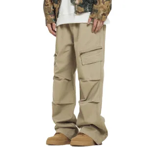 American Pleated Zippered Cargo Pants