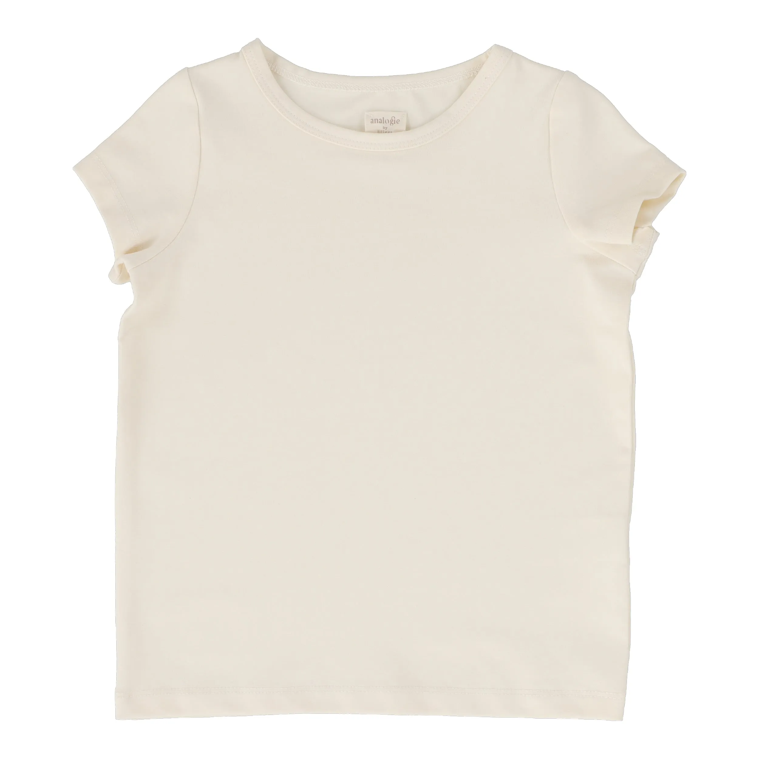 Analogie Girls T-Shirt Short Sleeve - Natural (Denim Tencel Collection)