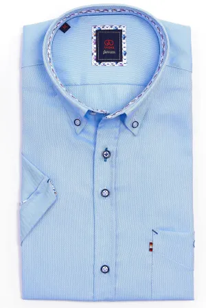 Andre Oslo Short Sleeve Shirt - Blue