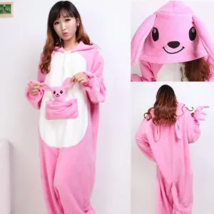 Animal Adult Pink Kangaroo Onesies kigurumi Pajamas costumes