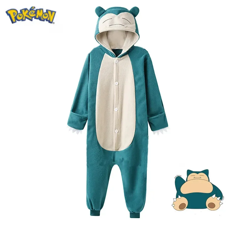 Anime  Onesies Eevee Adults Cosplay Costume Snorlax Squirtle One-Piece Pajama Full Body Pijama Christmas Sleepwear Halloween