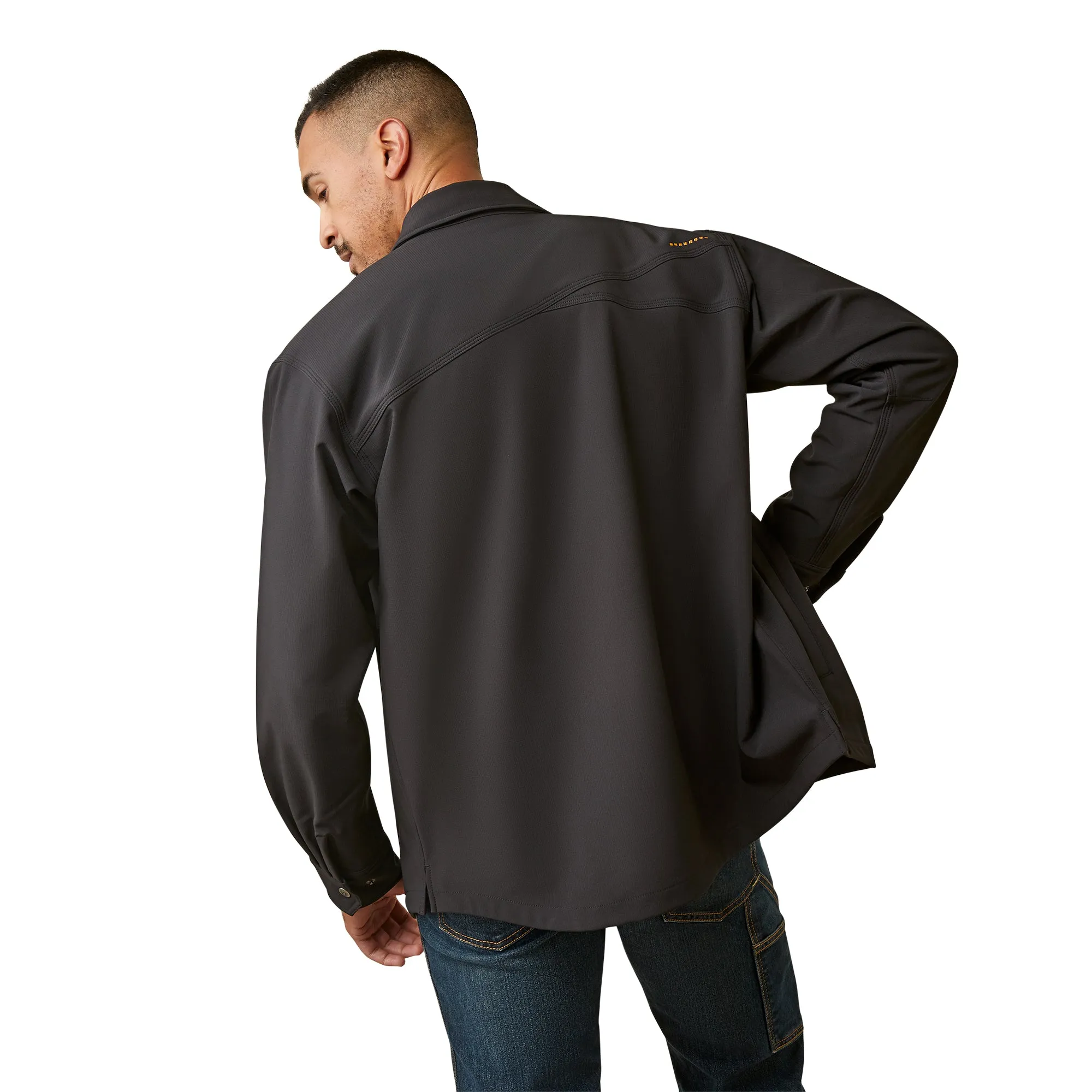 Ariat Men Rebar Dura Stretch Utility Softshell Shirt Jacket