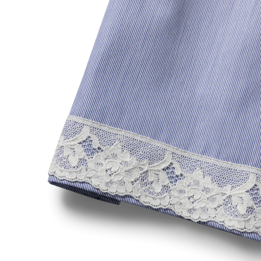 Aries Lace Trim D Shirt Navy