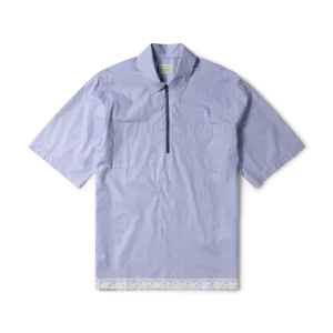 Aries Lace Trim D Shirt Navy