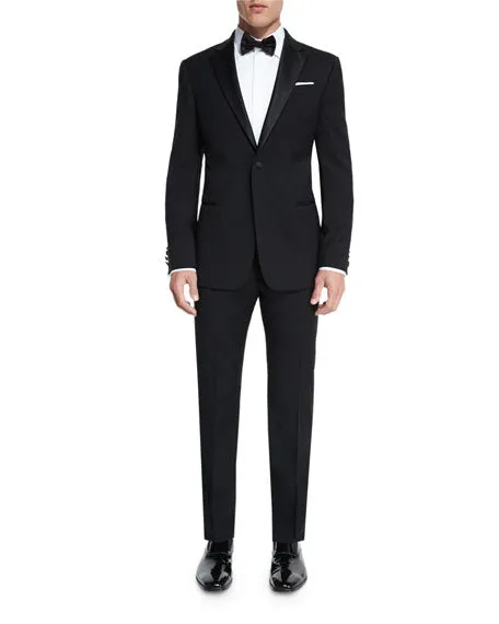 ARMANI COLLEZIONI - “G LINE” 1-Button Notch Lapel Tuxedo Suit - 44R