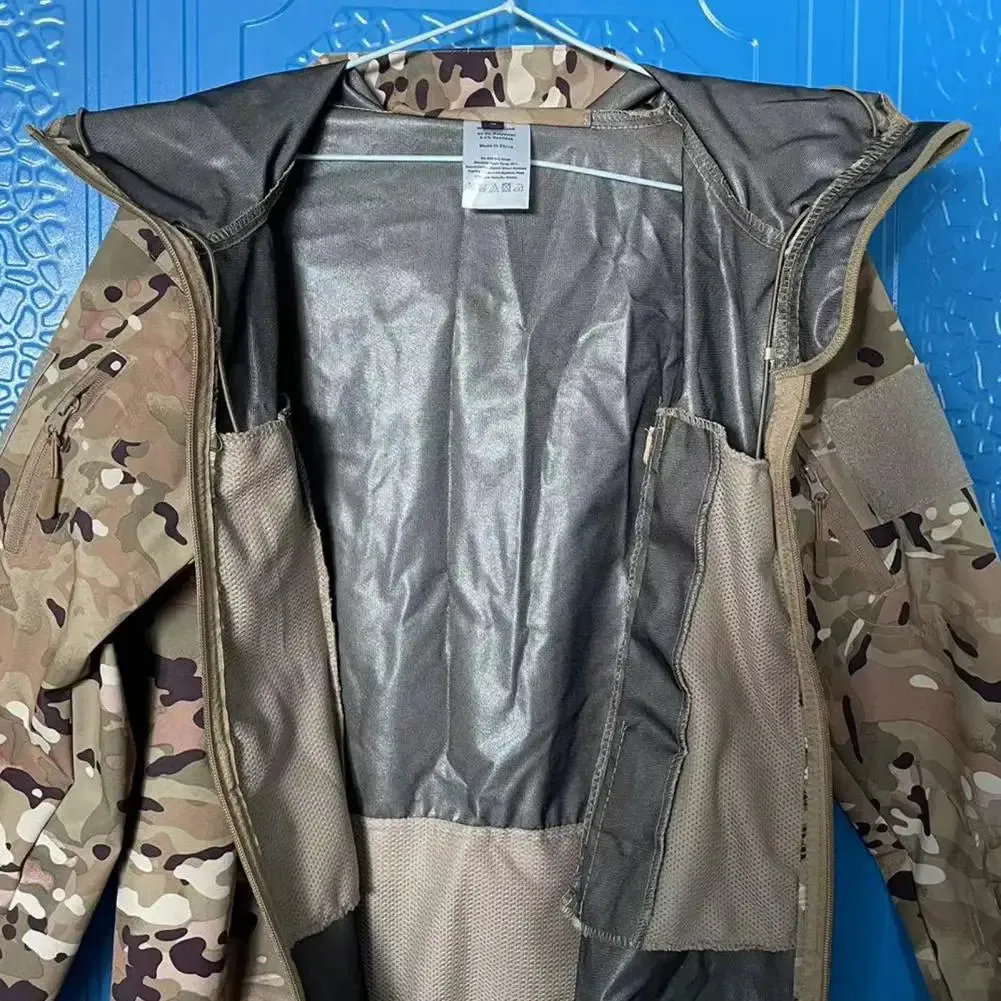 Army Jacket Thermal Handcrafted Coat Hiking Hooded Outdoors Softshell Men Outdoor Spring Sports Military Jacke Coat Big savings Winter Military