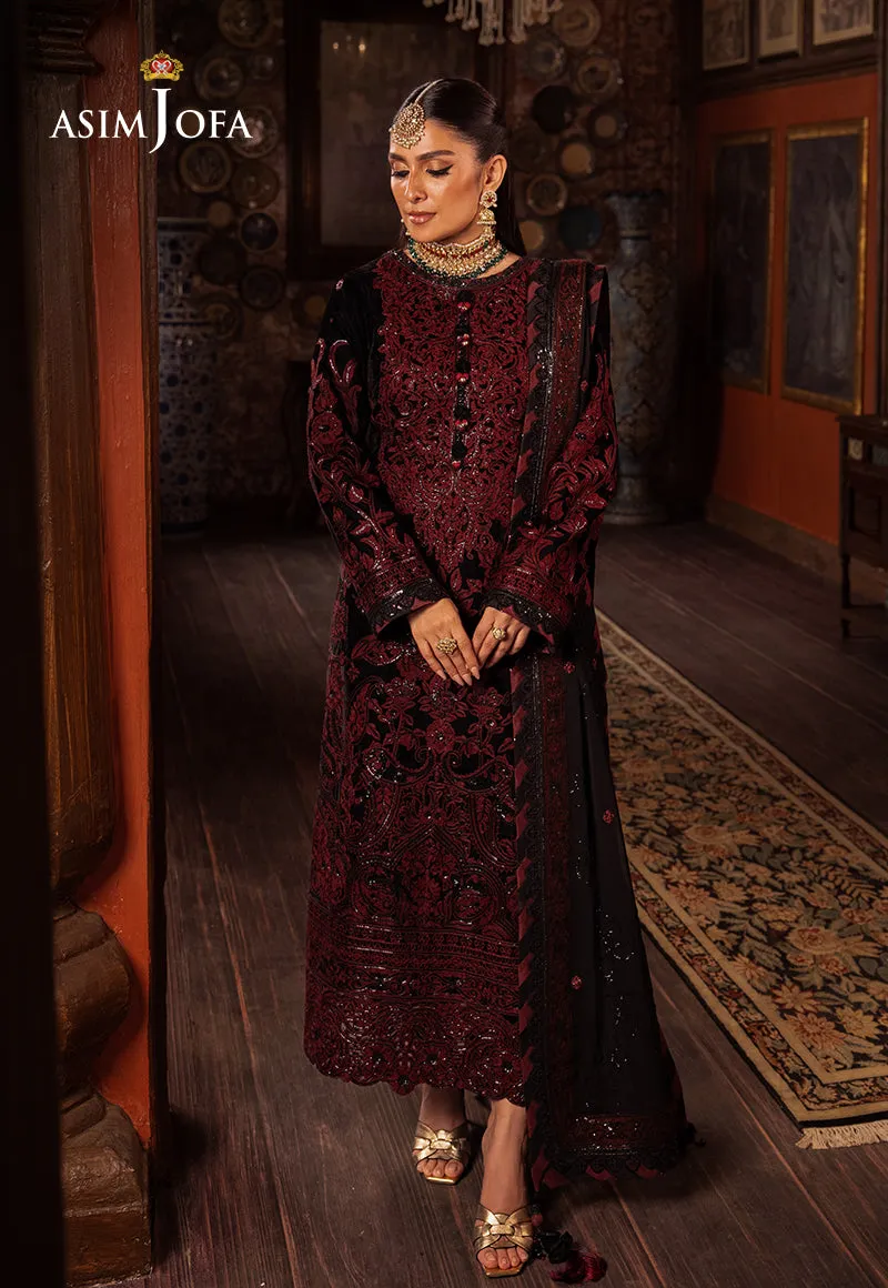 ASIM JOFA | MAKHMAL - WEDDING VELVET | AJMM-12