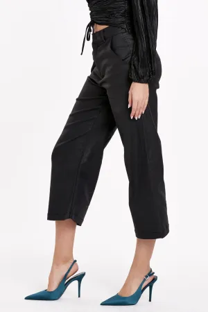 Audrey Super High Rise Cropped Wide Leg Pants
