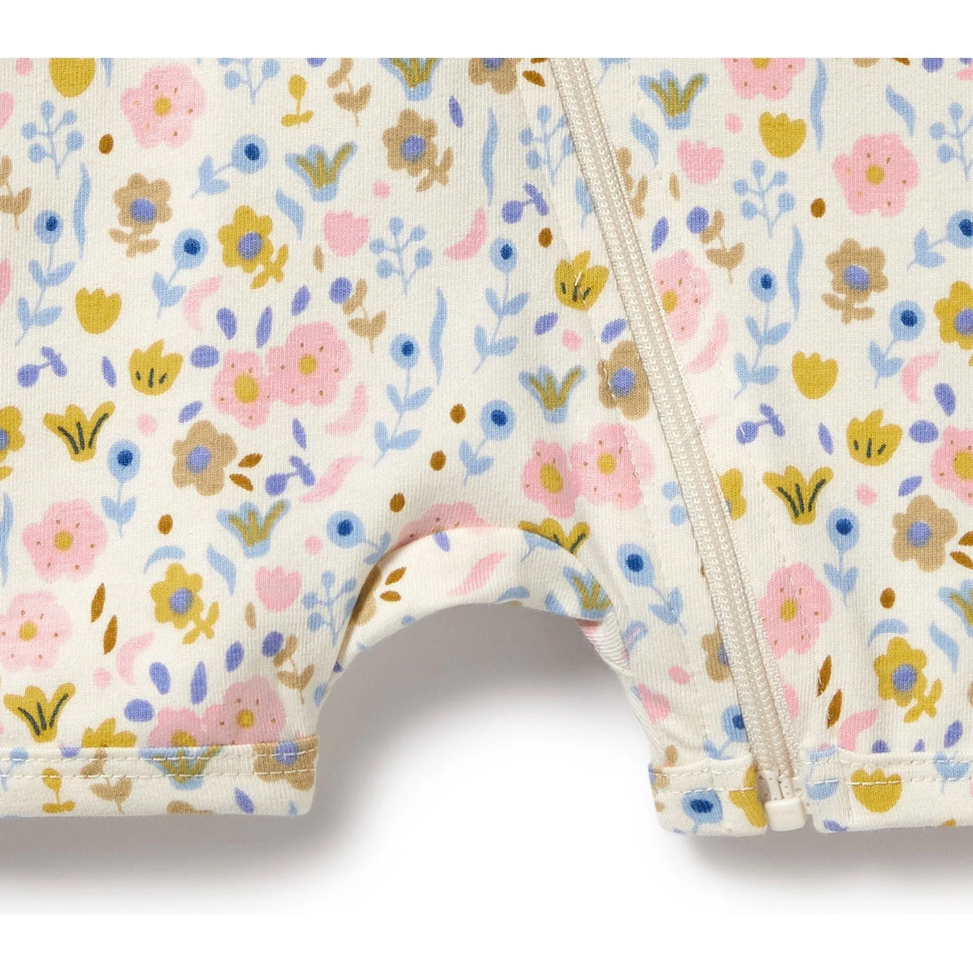 Ava Floral Organic Boyleg Zipsuit