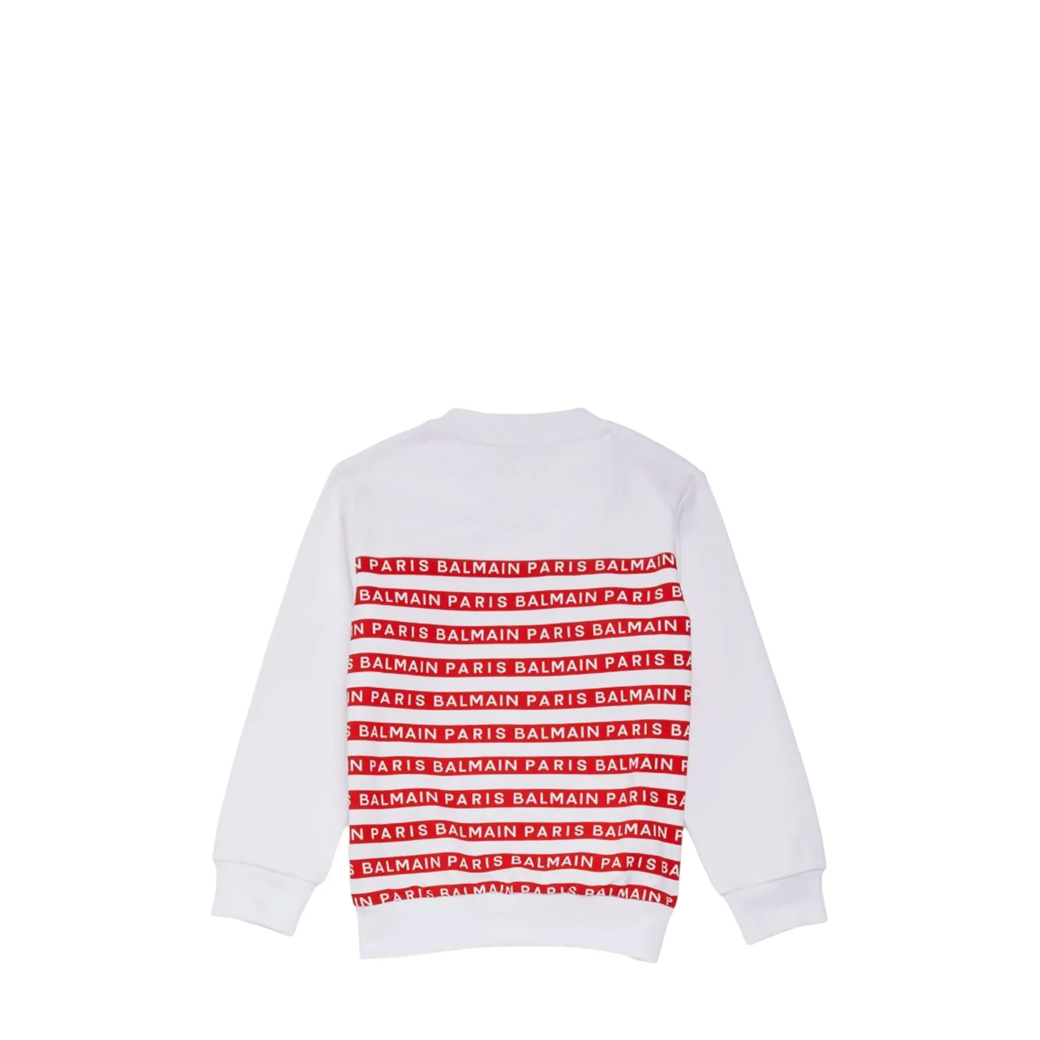 Balmain Kids Striped Logo Sweatshirt
