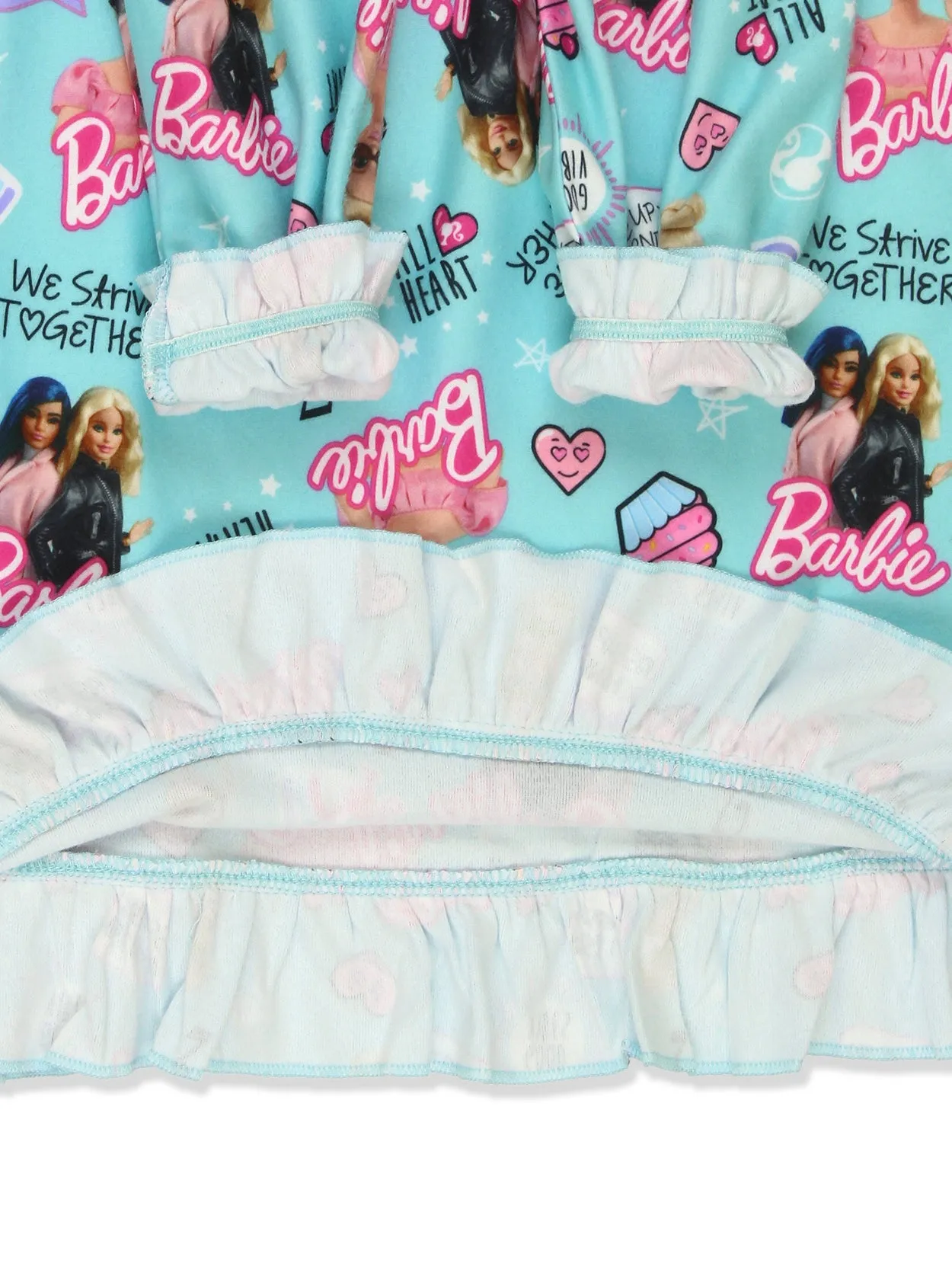 Barbie Girls Flannel Granny Gown Nightgown