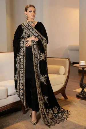 BAROQUE | EMBROIDERED VELVET SHAWL '23 | VS-24