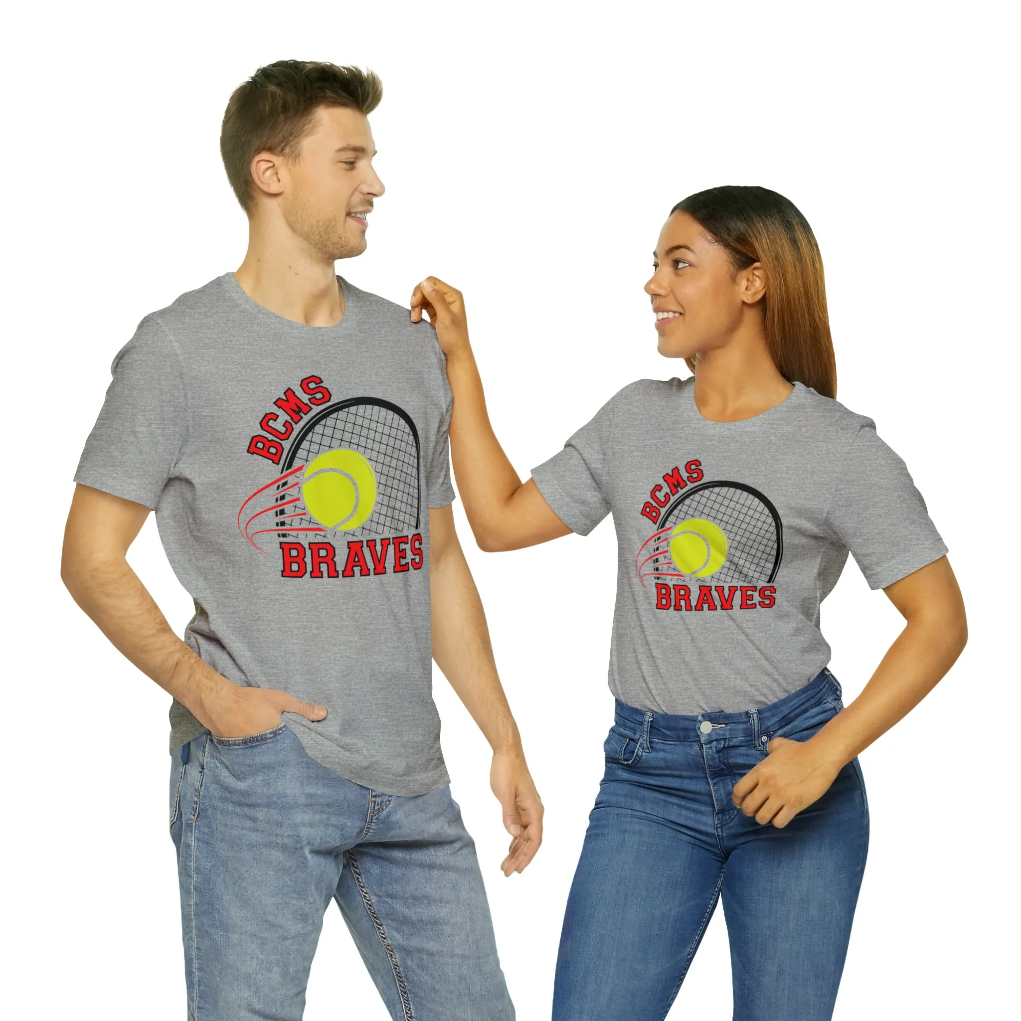 BCMS BRAVES Tennis Jersey Short Sleeve Tee