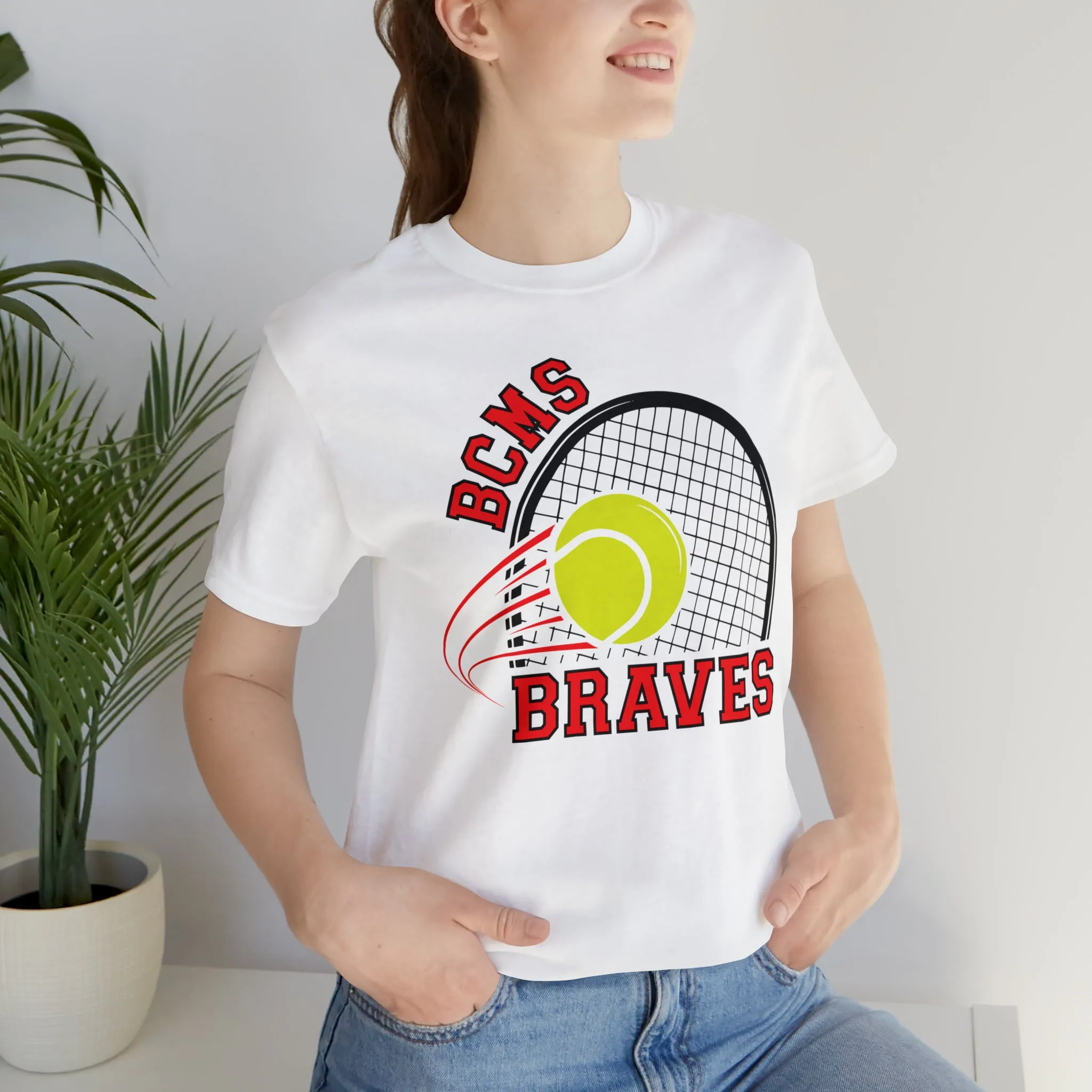 BCMS BRAVES Tennis Jersey Short Sleeve Tee