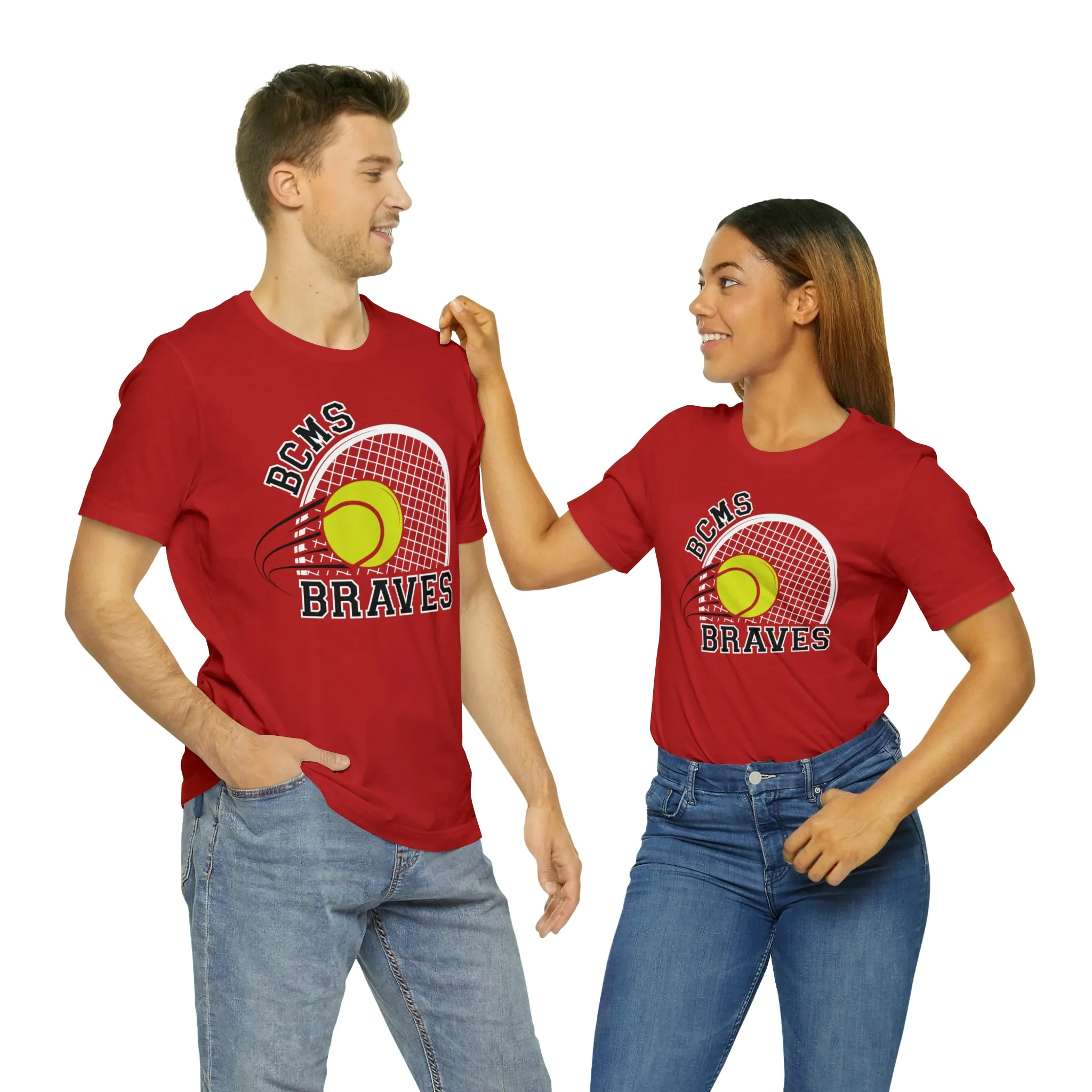 BCMS BRAVES Tennis Jersey Short Sleeve Tee