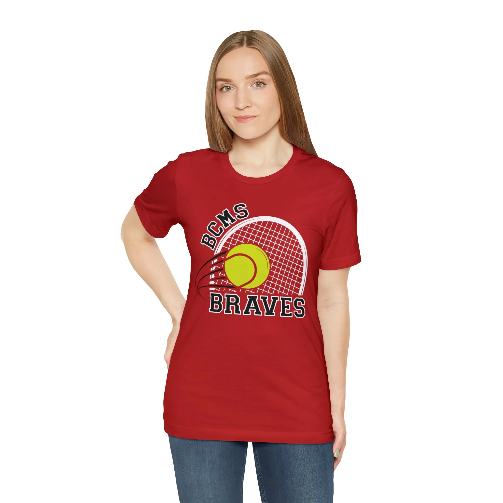 BCMS BRAVES Tennis Jersey Short Sleeve Tee