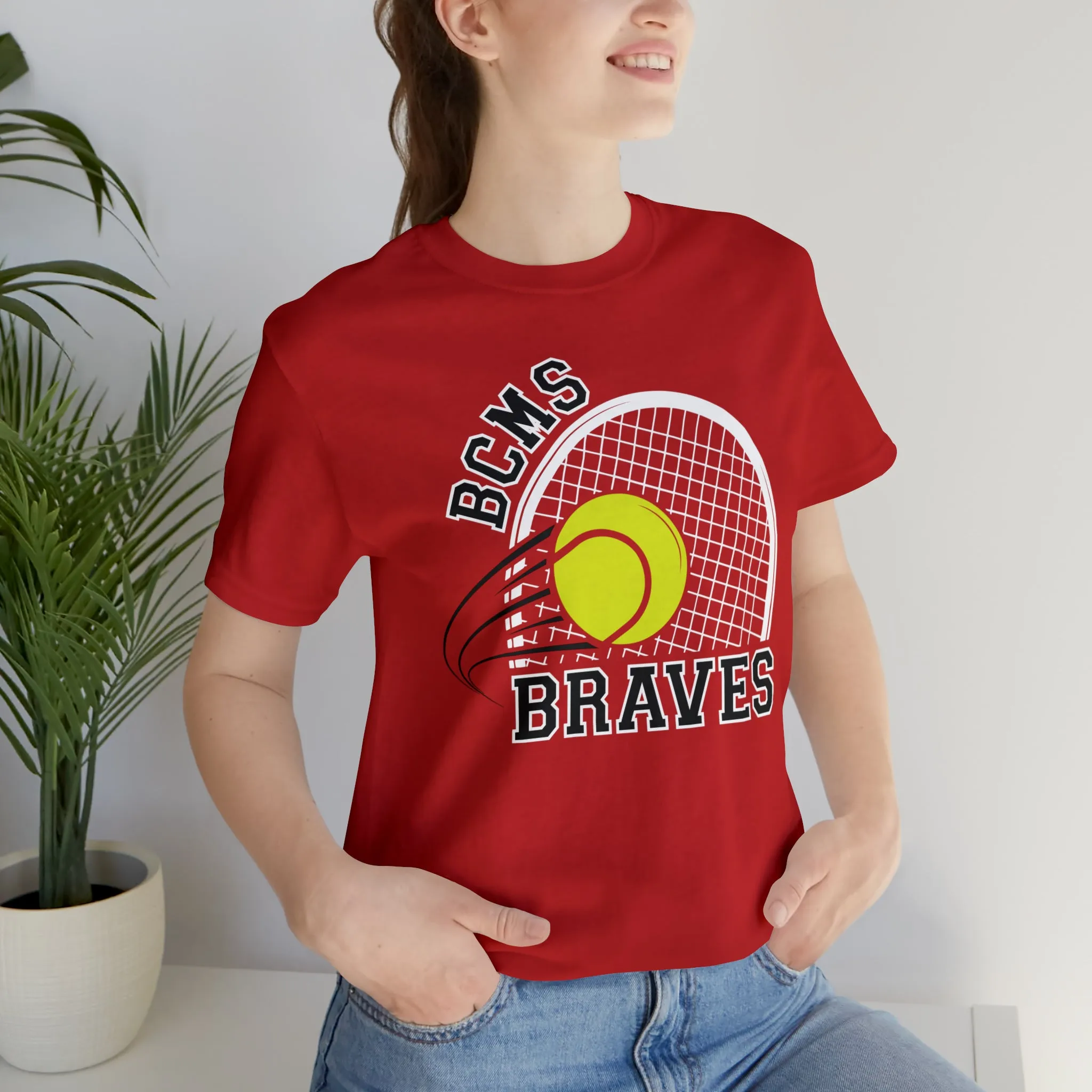 BCMS BRAVES Tennis Jersey Short Sleeve Tee