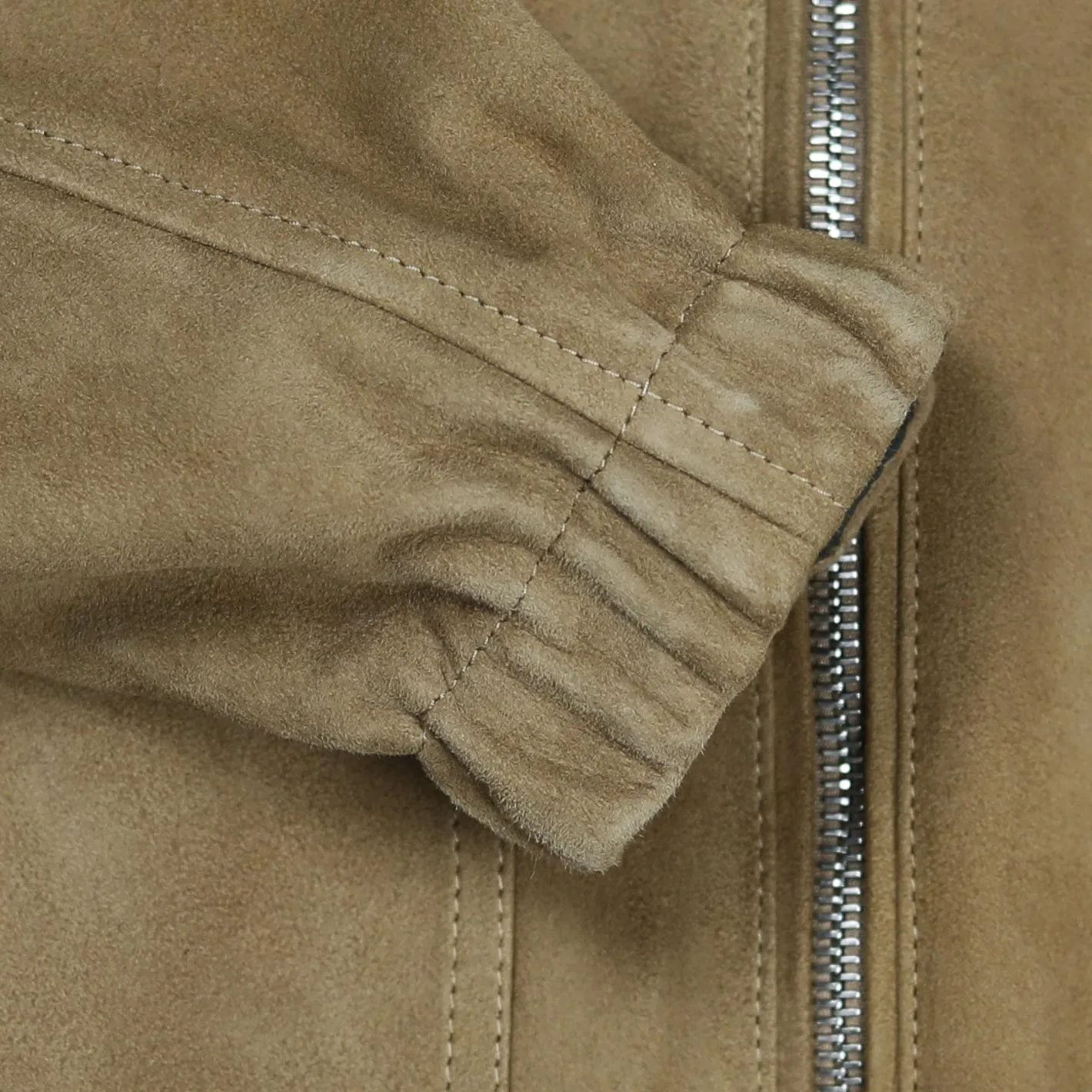 Beige Green Reversible Hooded Jacket