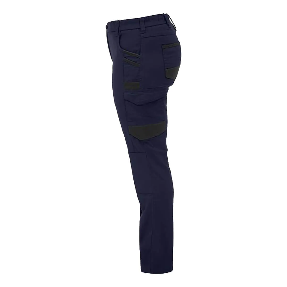 Bisley BPCL6338 Women's Flx & Move Stretch Canvas Elastic Waist Cargo Pants Navy