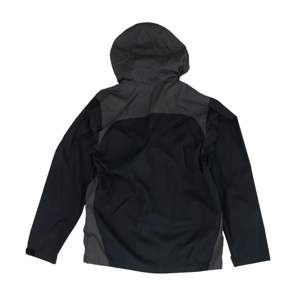 Black Color Block Rain Jacket