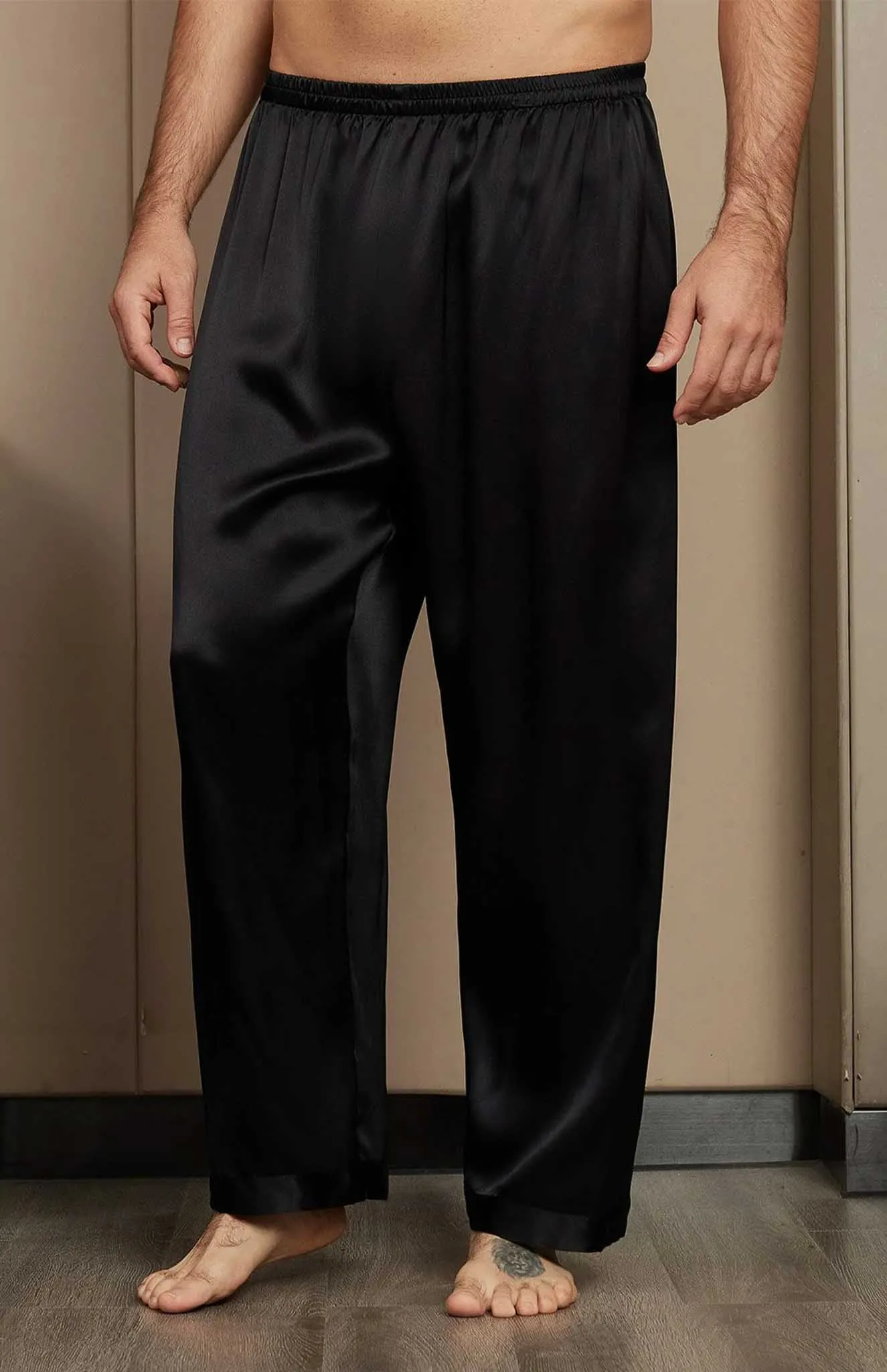Black Satin Pyjama