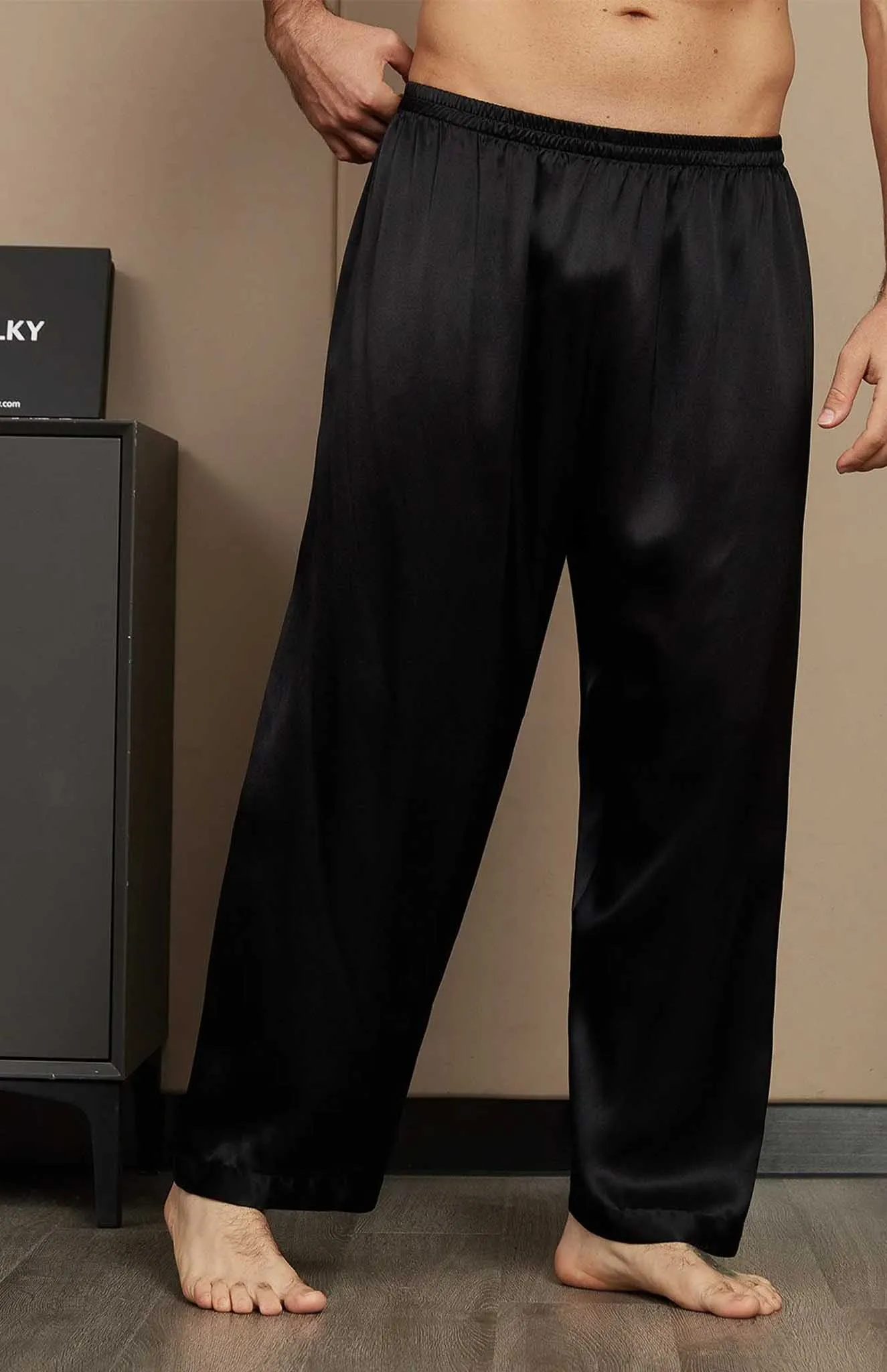 Black Satin Pyjama