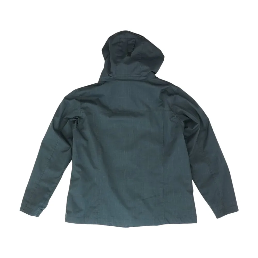 Black Solid Rain Coat
