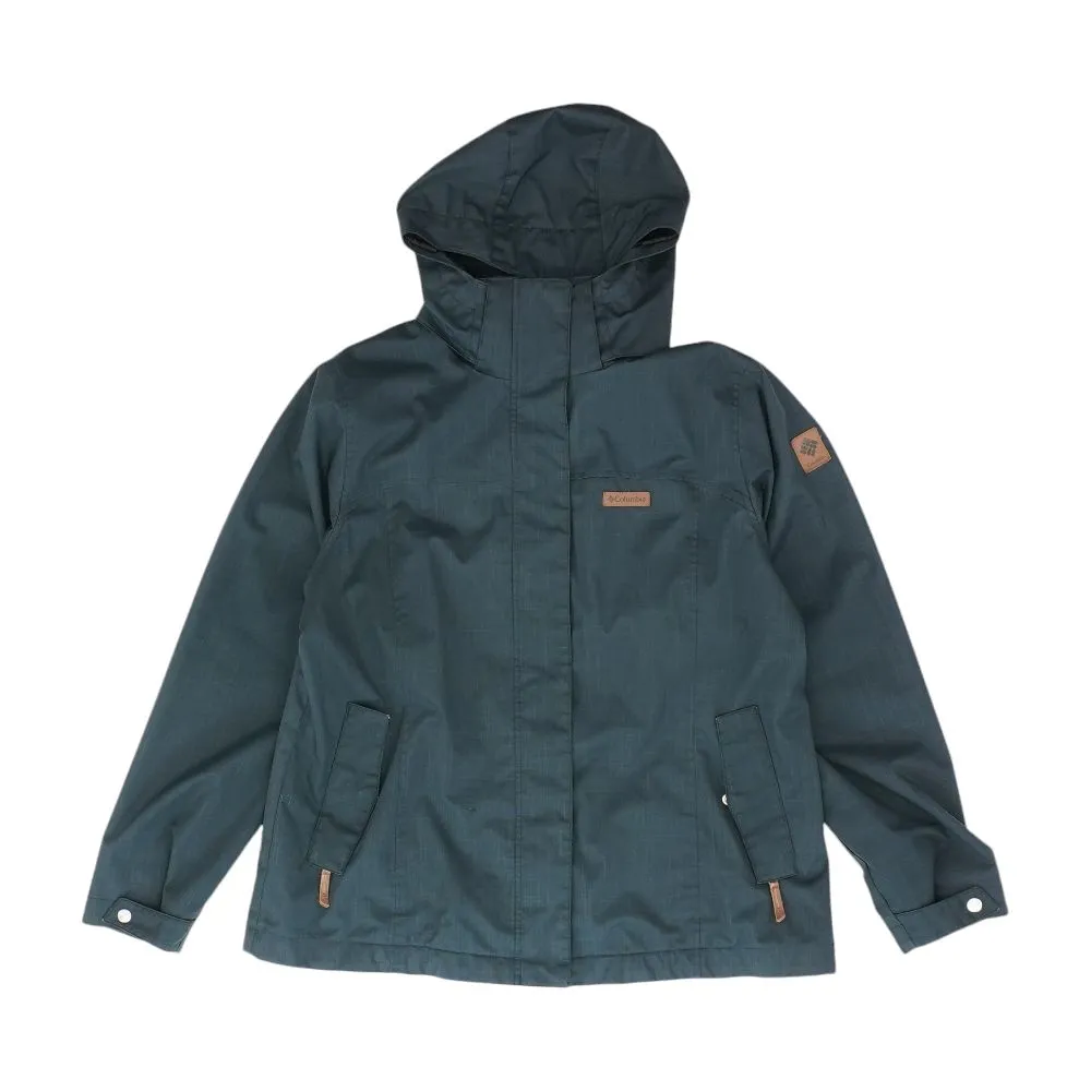 Black Solid Rain Coat