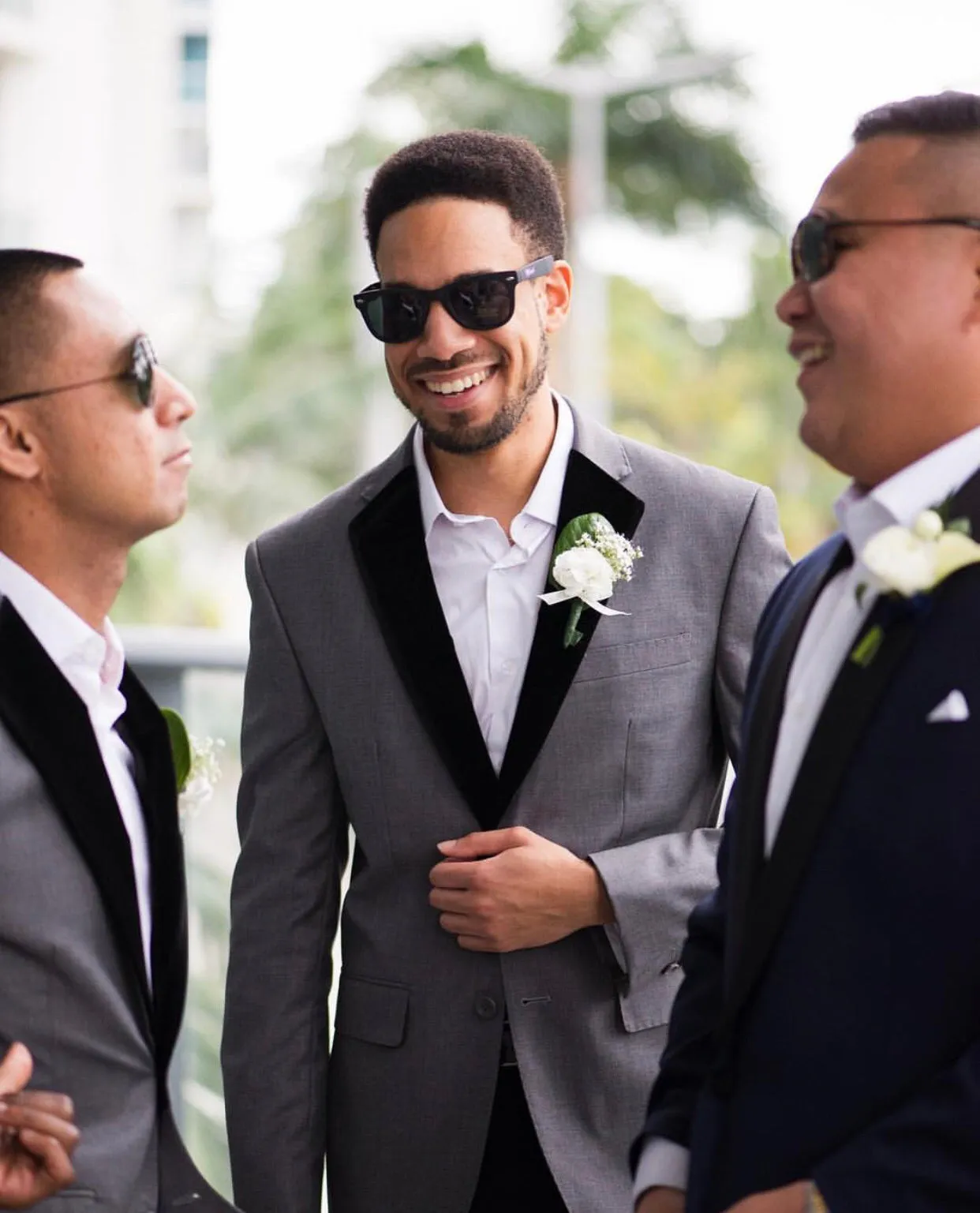 Black Velvet Notch Lapels