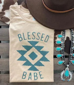 Blessed Babe Vintage Short Sleeve Tshirt