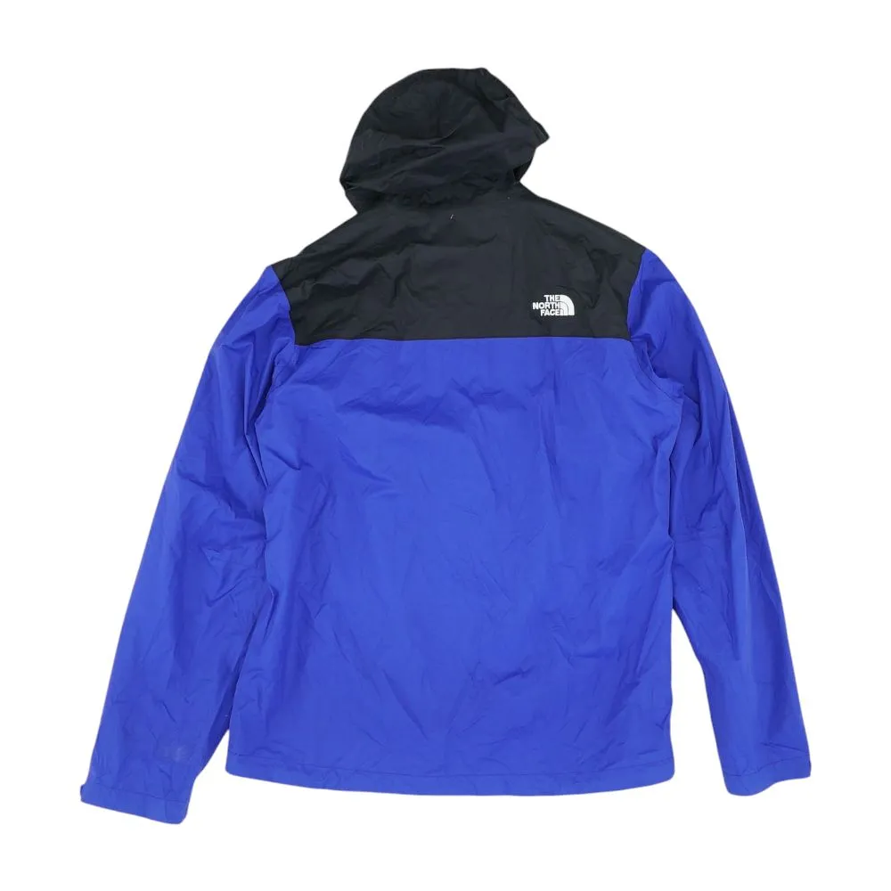 Blue Color Block Rain Jacket
