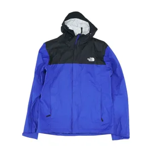 Blue Color Block Rain Jacket