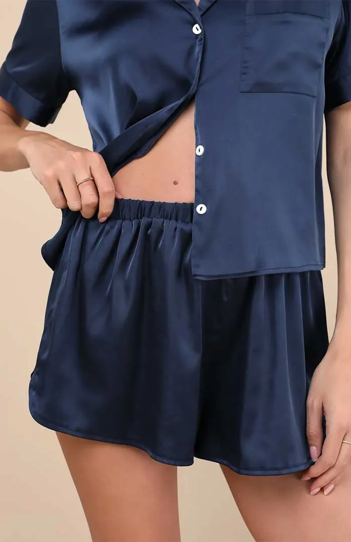 Blue Moon | Luxury Satin Sleepwear