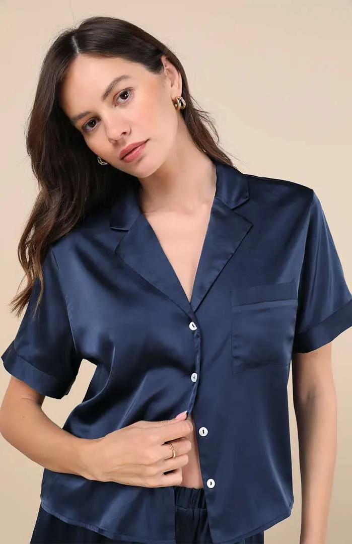 Blue Moon | Luxury Satin Sleepwear