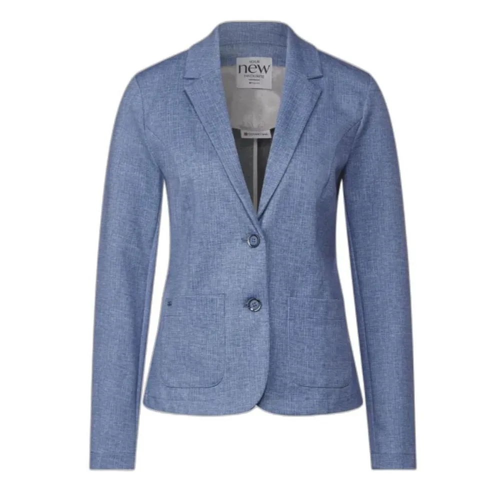 Blue Polyester Suits & Blazer