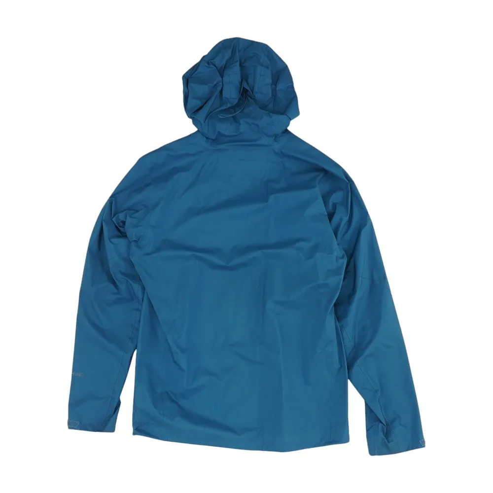 Blue Solid Rain Jacket