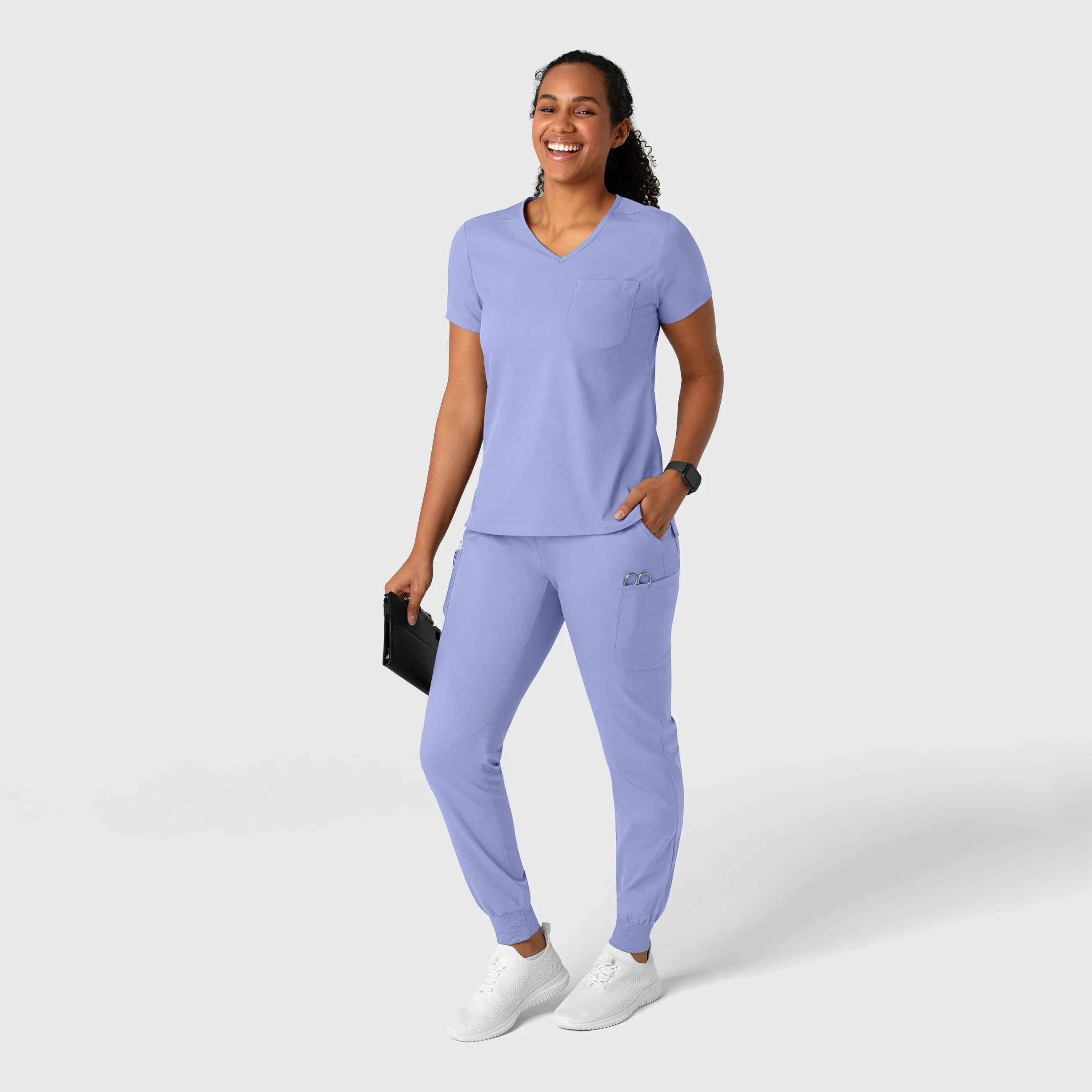 Boundless 5151 Jogger Scrub Pants Ceil Blue