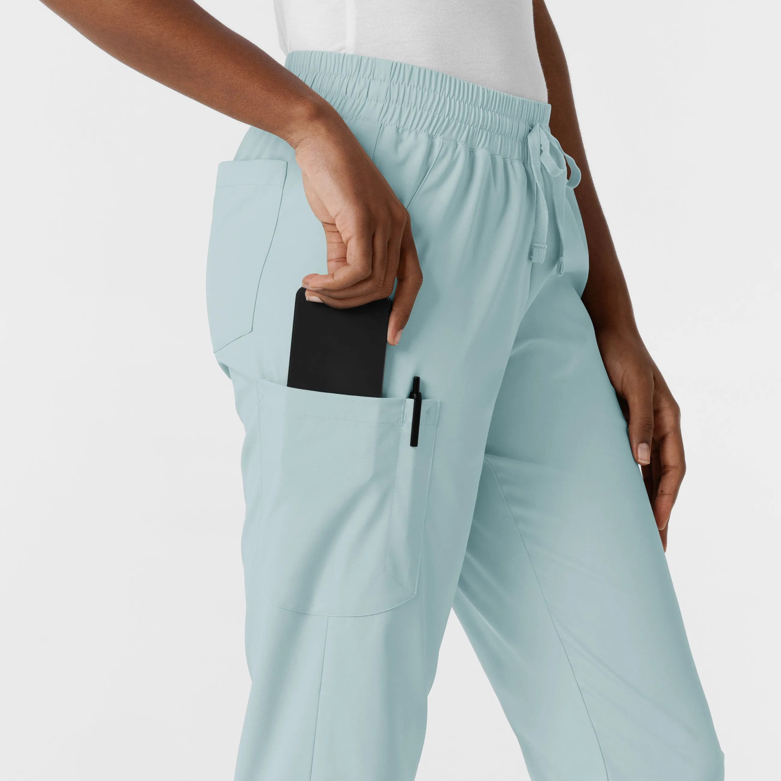 Boundless 5151 Jogger Scrub Pants Sky Blue