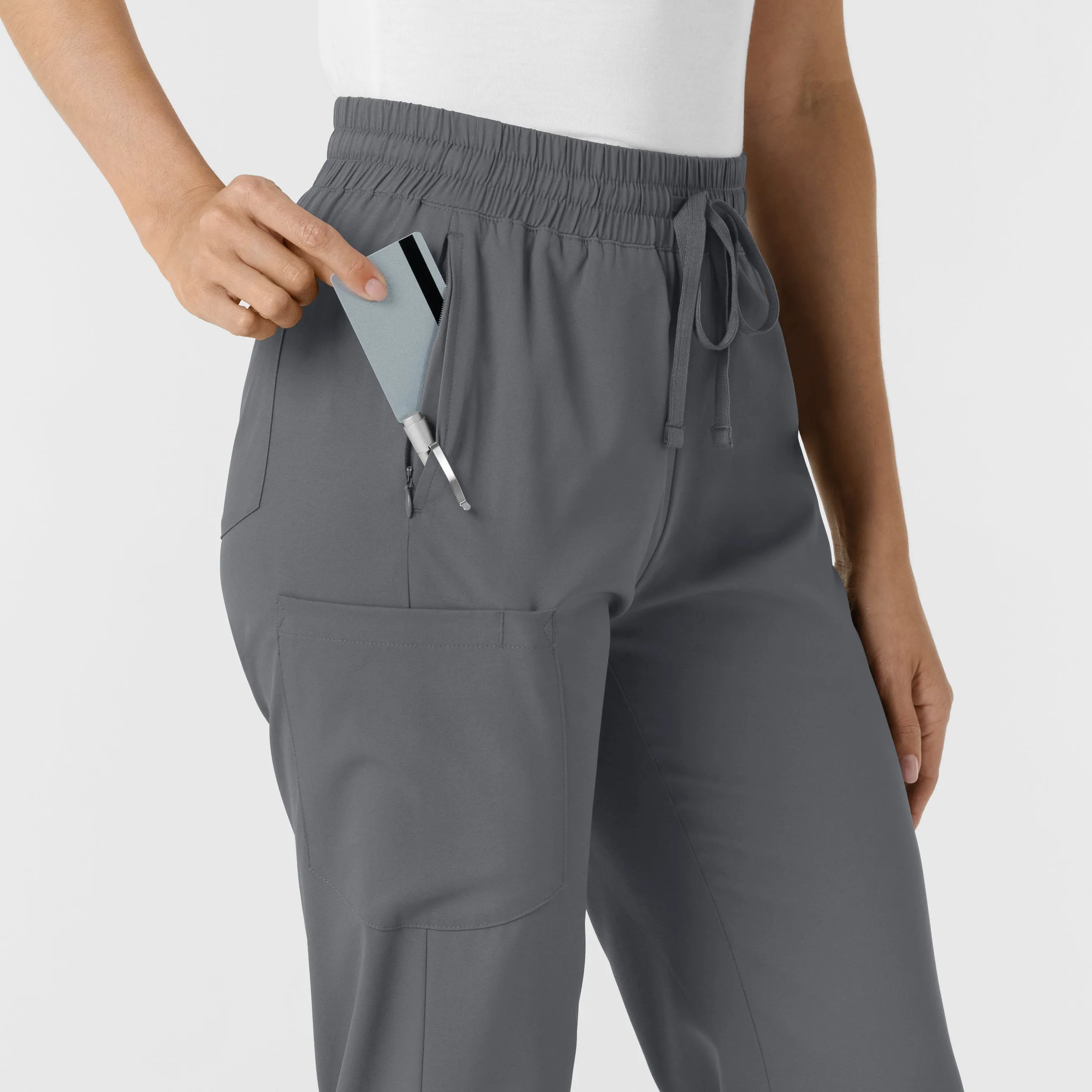 Boundless 5251 Bootcut Scrub Pants Pewter