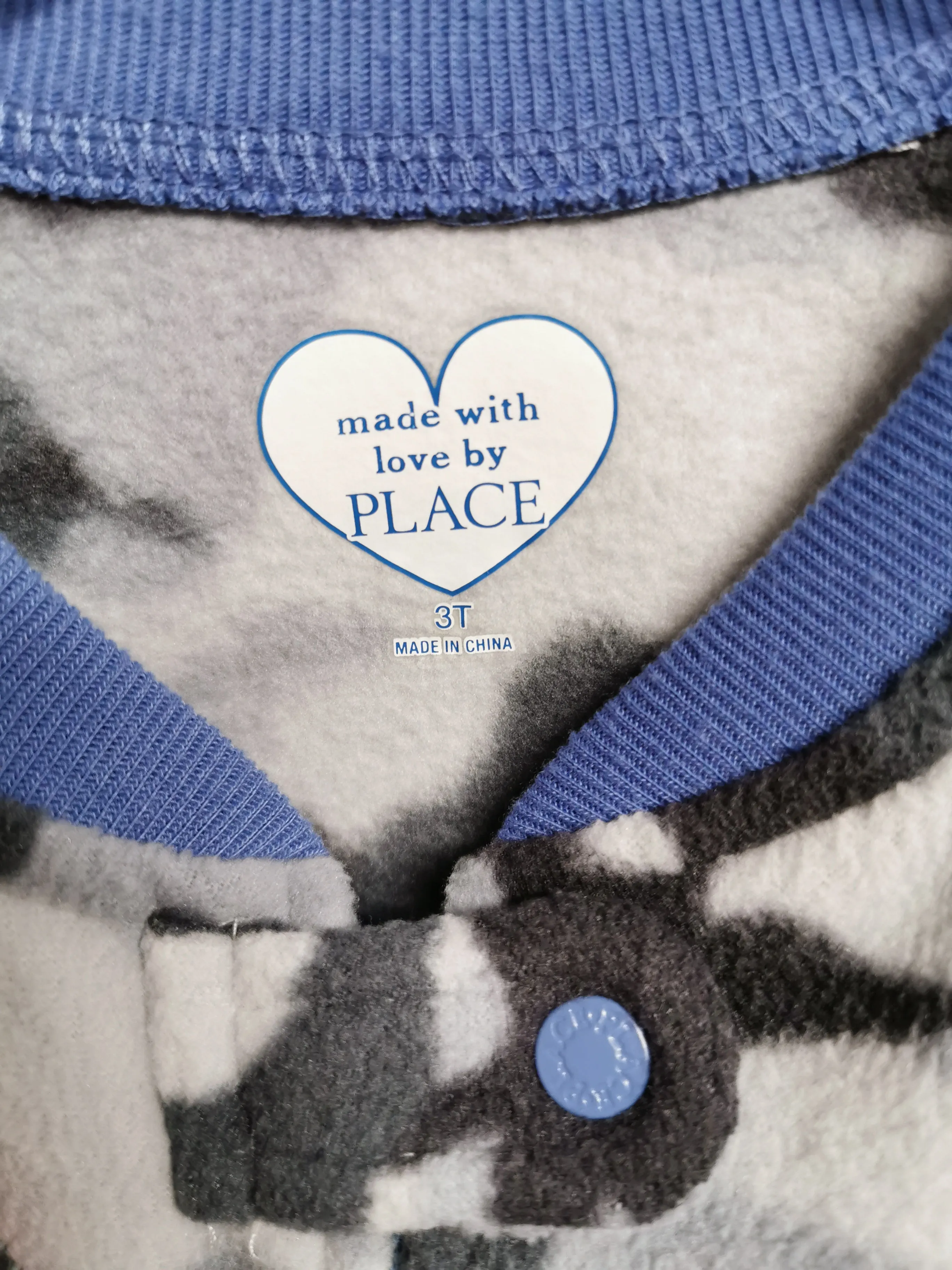 BOY SIZE 3 YEARS - CHILDREN'S PLACE, Sleep & Play Fleece One-piece EUC B33