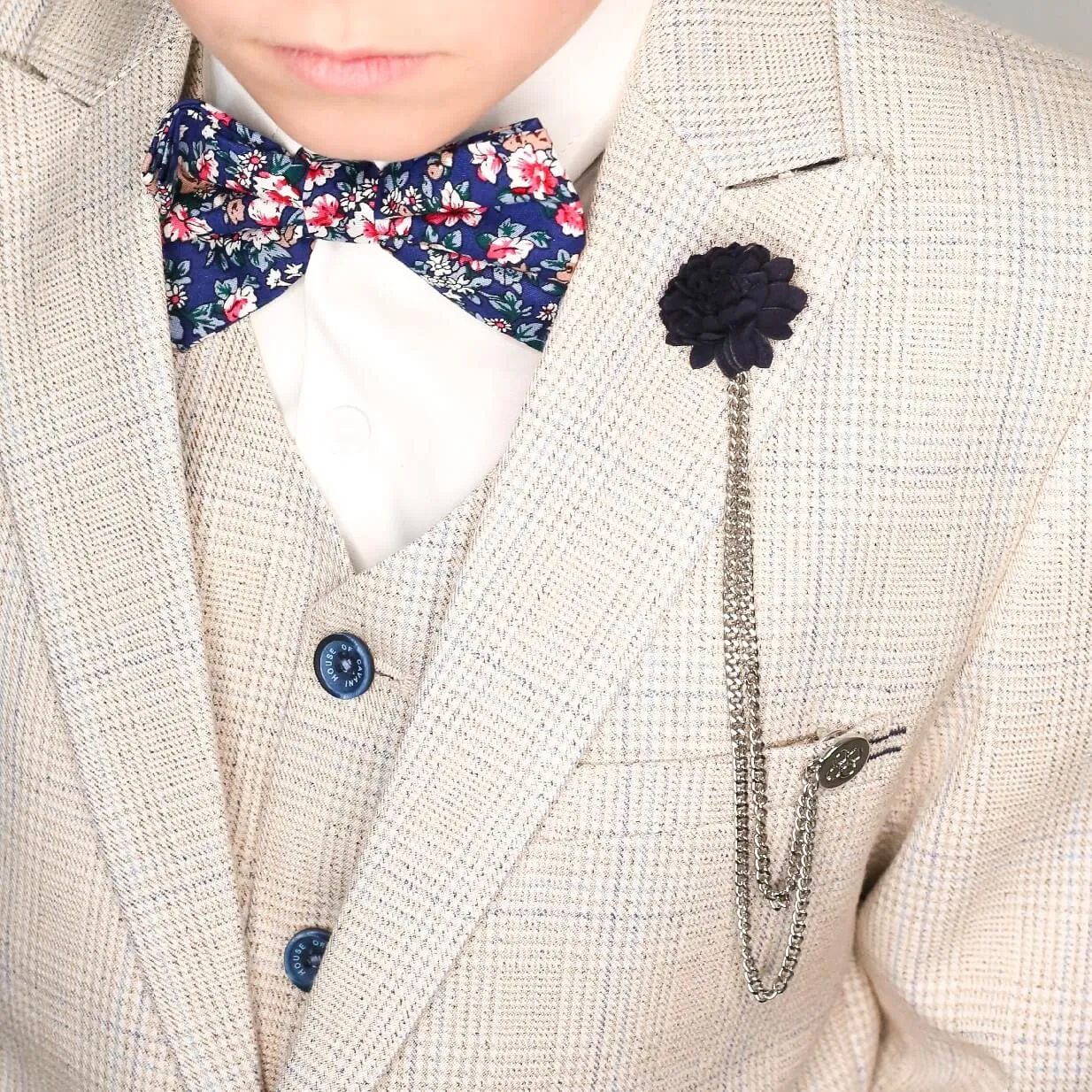 Boys Caridi Beige Suit - Luxe Range