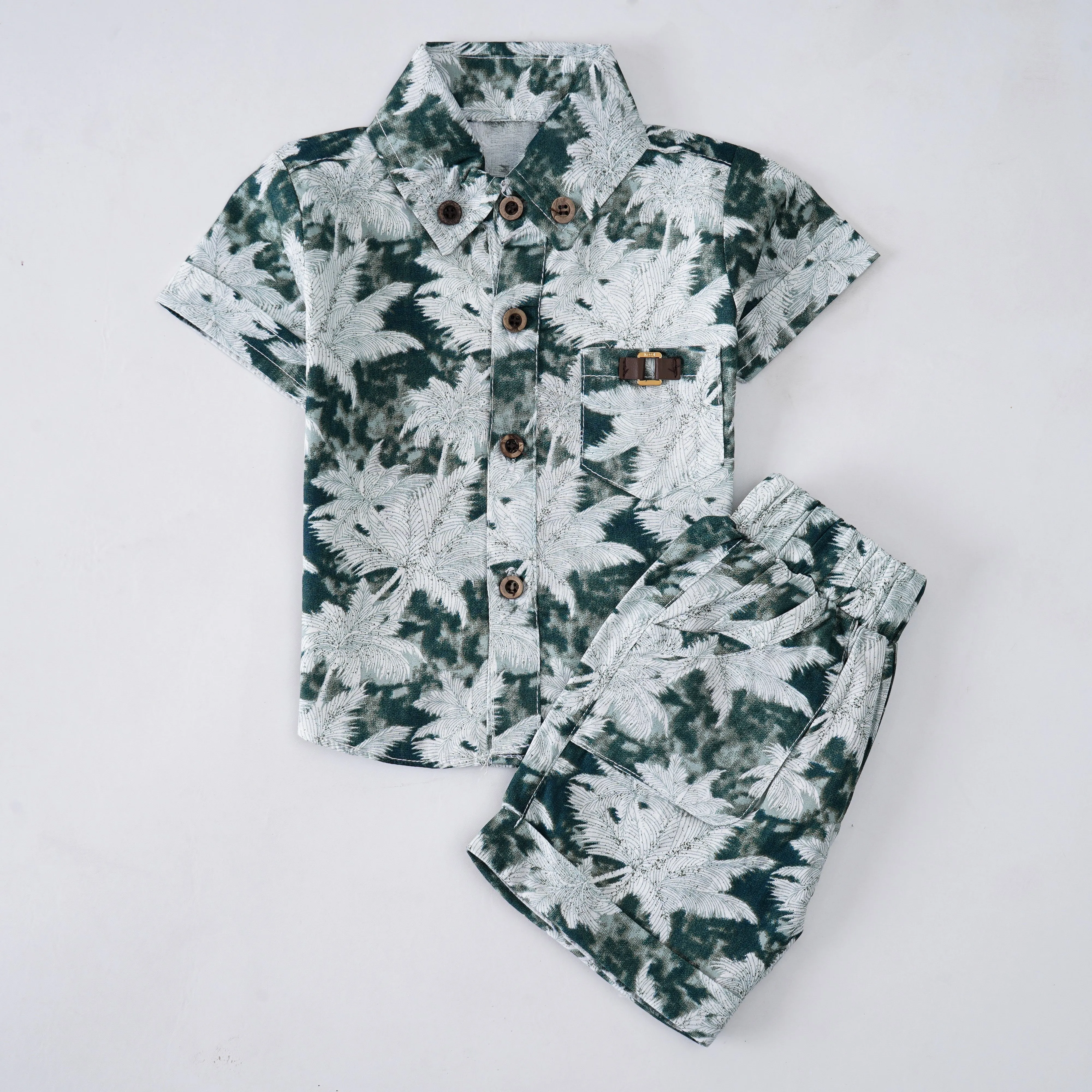 Boys Half Sleeves 2 Piece Suit